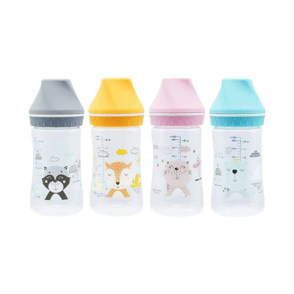 Nuebabe ขวดนมคอกว้าง Buddy Babe 8oz.